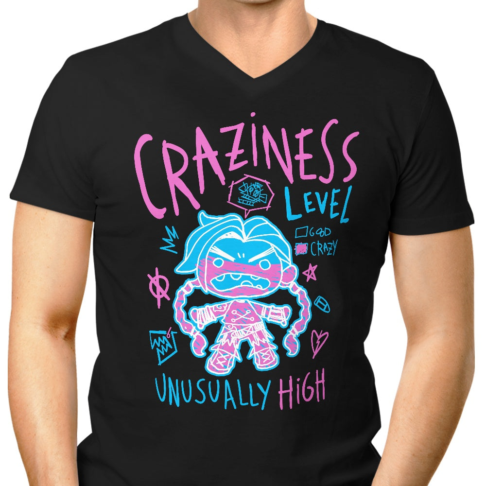 Craziness Level - Men's V-Neck
