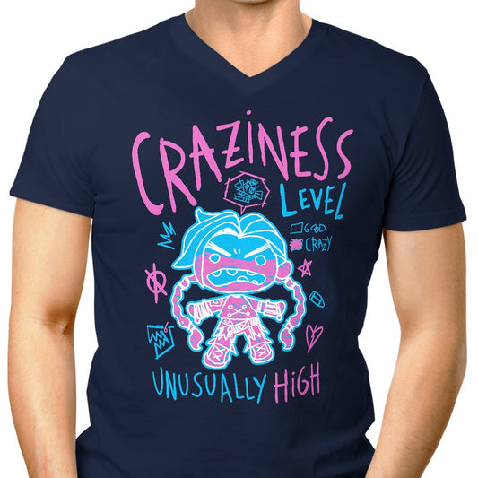 Craziness Level - Men's V-Neck