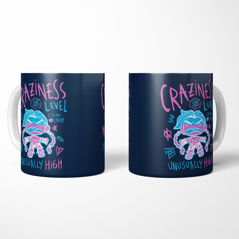 Craziness Level - Mug