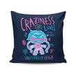 Craziness Level - Throw Pillow