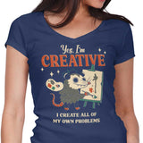 Creative Possum - Women's V-Neck