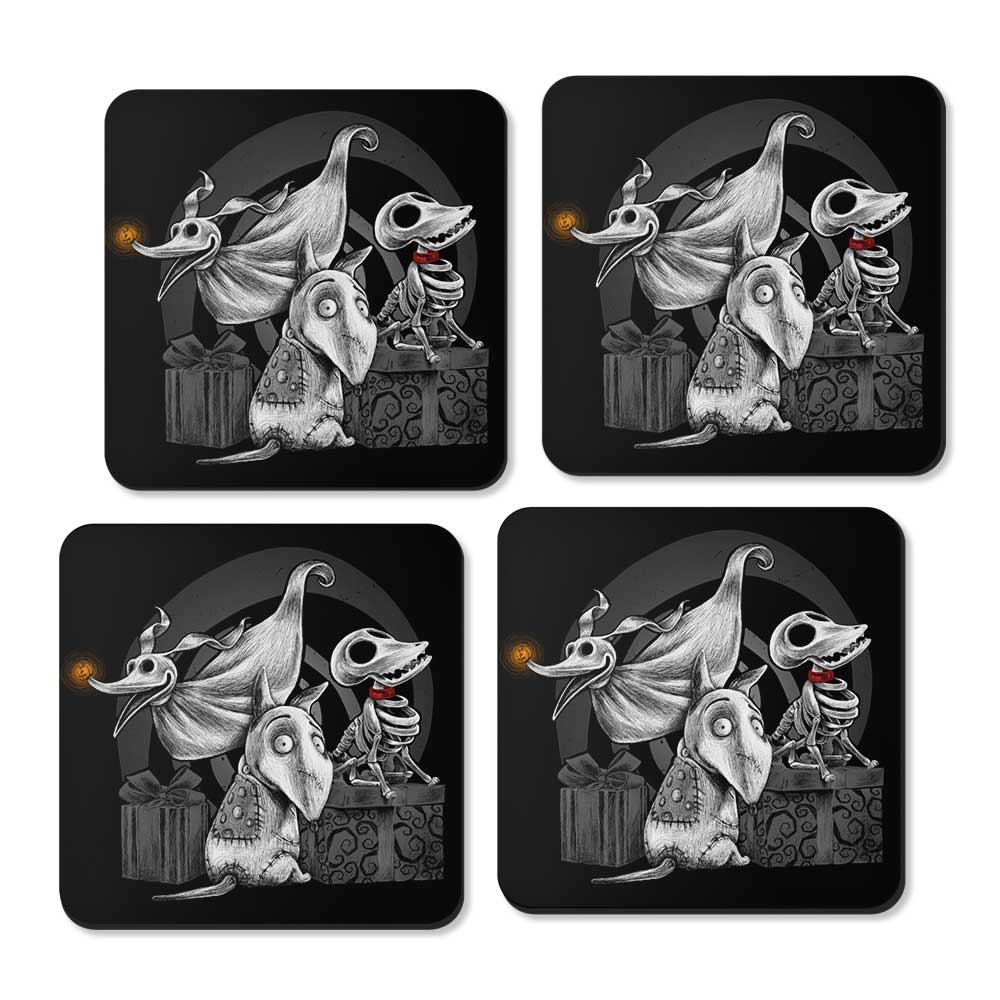 Creepy Dogs - Coasters