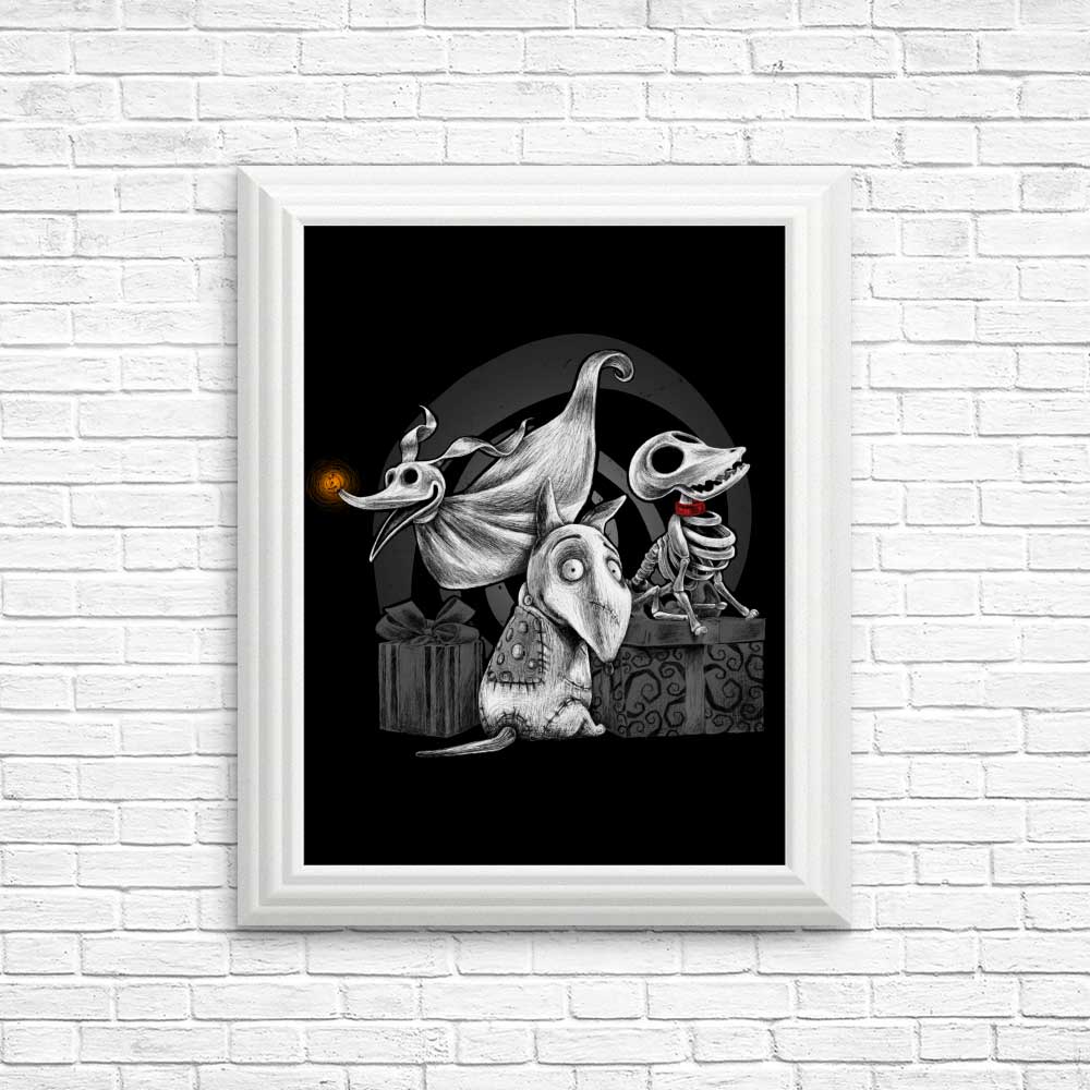 Creepy Dogs - Posters & Prints