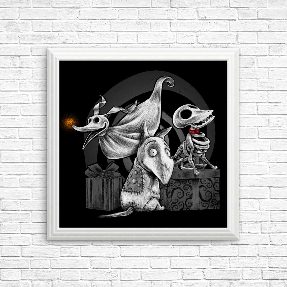Creepy Dogs - Posters & Prints