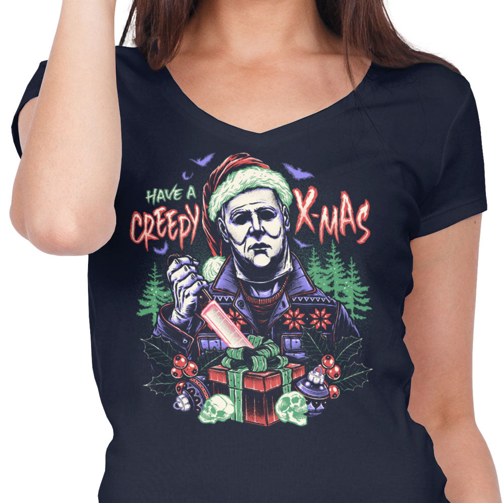 Creepy Xmas - Women's V-Neck