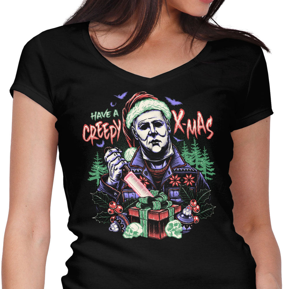 Creepy Xmas - Women's V-Neck