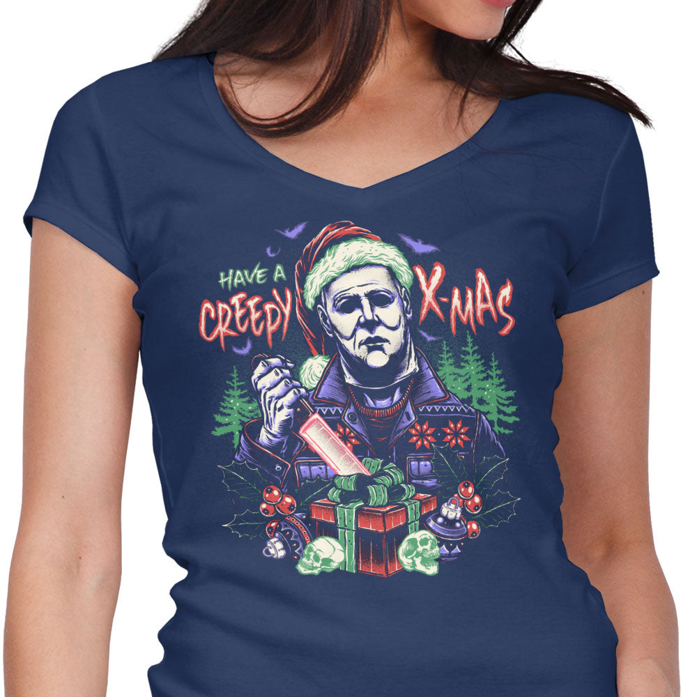 Creepy Xmas - Women's V-Neck