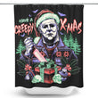 Creepy Xmas - Shower Curtain