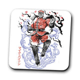 Crimson Dictator Sumi-e - Coasters