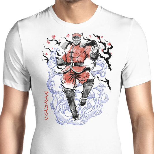 Crimson Dictator Sumi-e - Men's Apparel