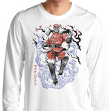 Crimson Dictator Sumi-e - Long Sleeve T-Shirt