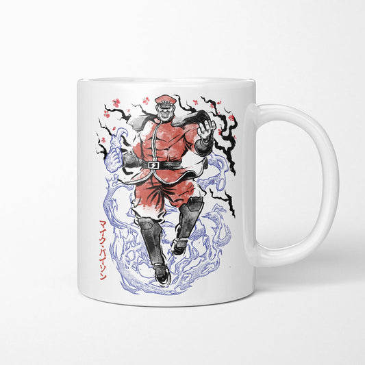 Crimson Dictator Sumi-e - Mug