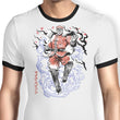 Crimson Dictator Sumi-e - Ringer T-Shirt
