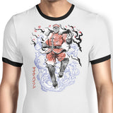 Crimson Dictator Sumi-e - Ringer T-Shirt