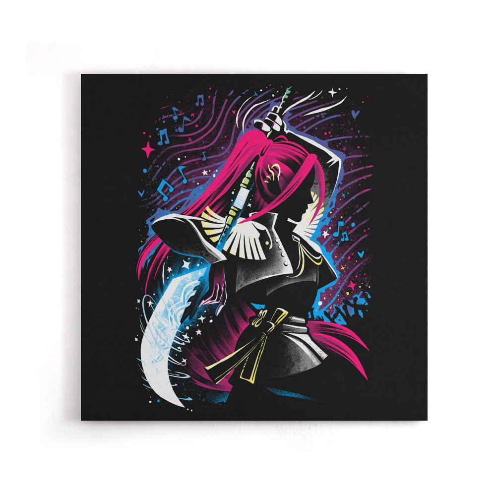 Crimson Moon - Canvas Print