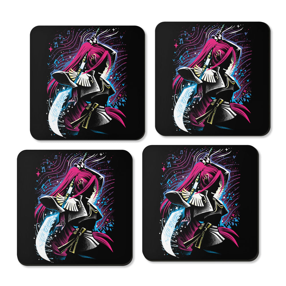 Crimson Moon - Coasters
