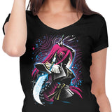 Crimson Moon - Women's V-Neck