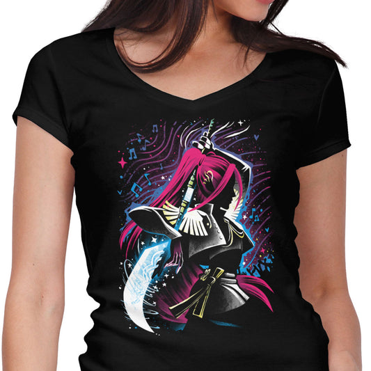 Crimson Moon - Women's V-Neck