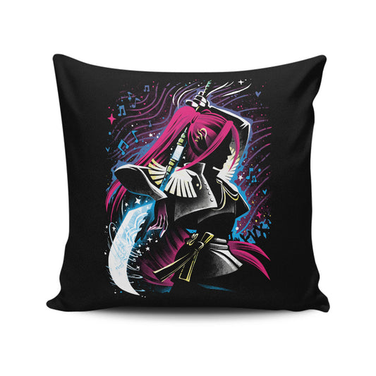 Crimson Moon - Throw Pillow