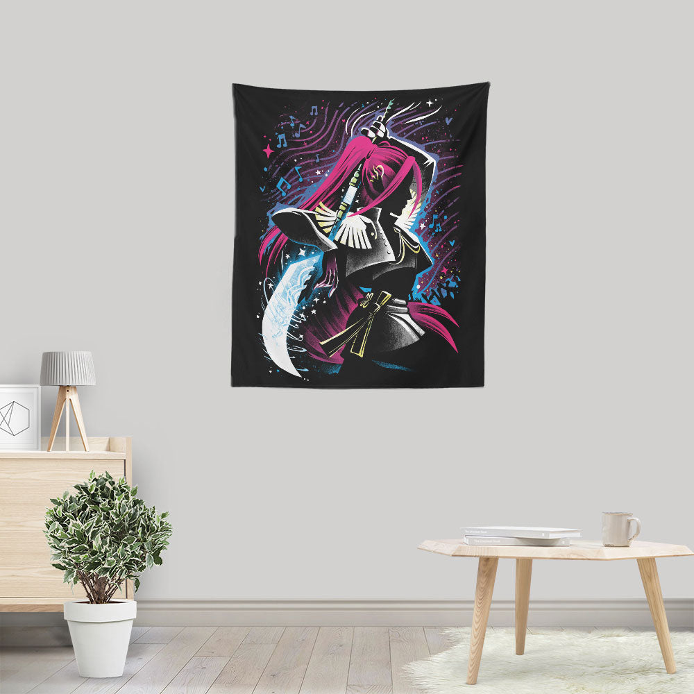 Crimson Moon - Wall Tapestry