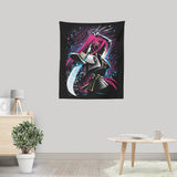 Crimson Moon - Wall Tapestry