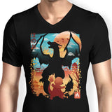 Crimson Sky - Men's V-Neck
