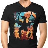 Crimson Sky - Men's V-Neck