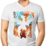 Crimson Sky - Men's V-Neck