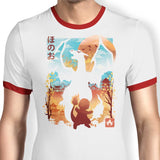 Crimson Sky - Ringer T-Shirt