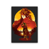 Crimson Sunset - Canvas Print