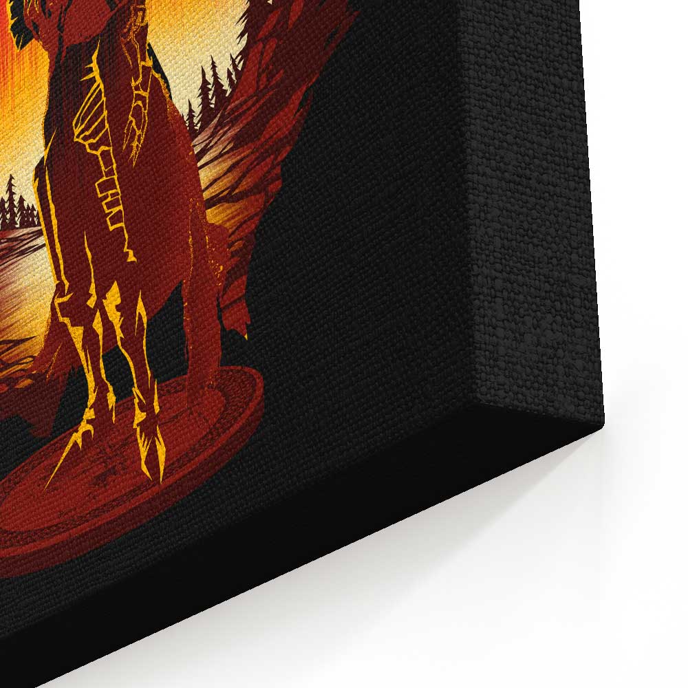 Crimson Sunset - Canvas Print