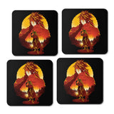 Crimson Sunset - Coasters