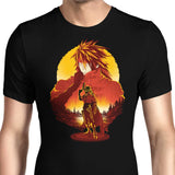 Crimson Sunset - Men's Apparel