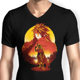 Crimson Sunset - Men's V-Neck