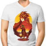 Crimson Sunset - Men's V-Neck