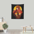 Crimson Sunset - Wall Tapestry