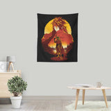 Crimson Sunset - Wall Tapestry