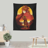 Crimson Sunset - Wall Tapestry