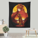 Crimson Sunset - Wall Tapestry