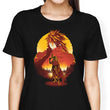 Crimson Sunset - Women's Apparel