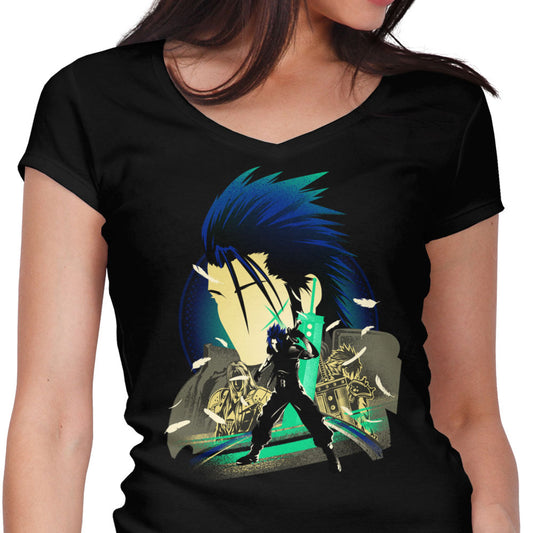 Crisis Silhouette - Women's V-Neck