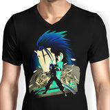 Crisis Silhouette - Men's V-Neck