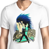Crisis Silhouette - Men's V-Neck
