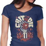 Crit or Die - Women's V-Neck