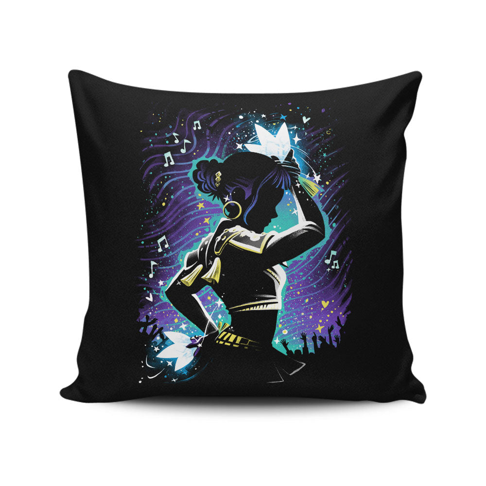 Crowned Idol - Throw Pillow