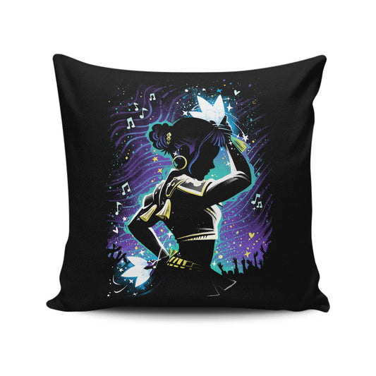 Crowned Idol - Throw Pillow
