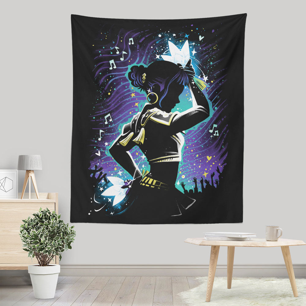 Crowned Idol - Wall Tapestry