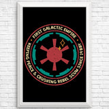 Crushing Rebel Scum - Posters & Prints