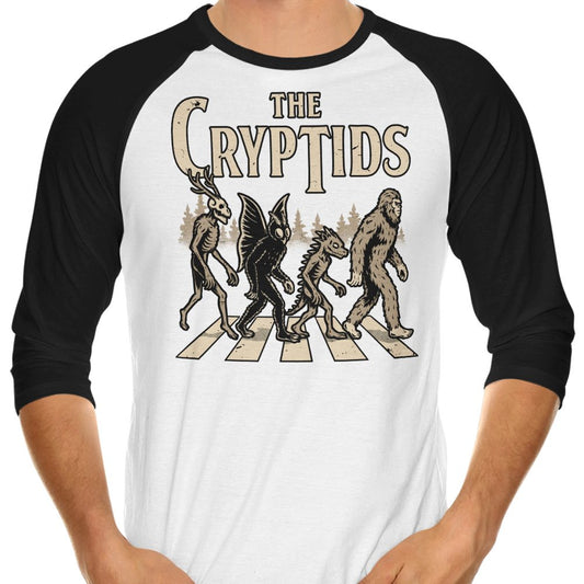 Cryptids Album - 3/4 Sleeve Raglan T-Shirt