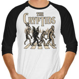 Cryptids Album - 3/4 Sleeve Raglan T-Shirt